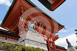 A view of Fushimi Inari Shrine photo