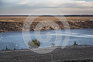 View of a future lake