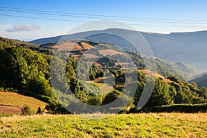 View of Galicia landscape