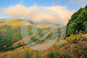 View of Galicia landscape