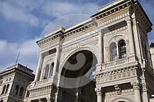View of Galleria Vittorio Emanuele II photo