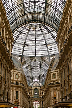 View of Galleria Vittorio Emanuele in Milan - 5