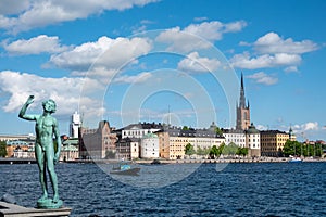 View of Gamla Stan, Old Town in Stockholm, the capital of Sweden