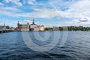 View of Gamla Stan, Old Town in Stockholm, the capital of Sweden