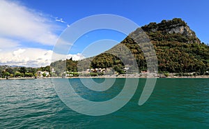 View of Garda town on Lake Garda. Italy, Europe.