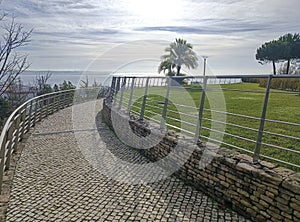 view of garden in the village of Oeiras