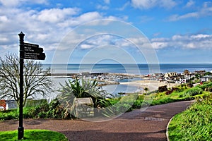 A View From The Gardens ~ Lyme Regis