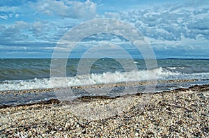 View of Gardiners Bay From Orient Beach State Park, Long Island, NY