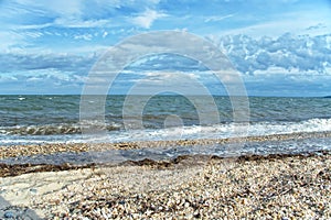 View of Gardiners Bay From Orient Beach State Park, Long Island, NY