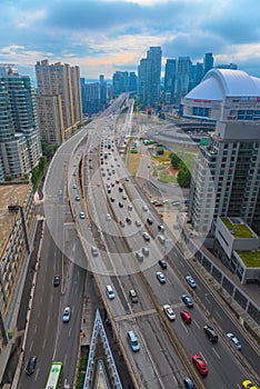 View of Gardiner Expressway in Toronto