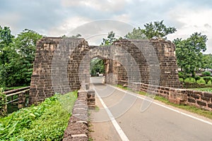 View at the Gate of Town fortress in Cuttack - India