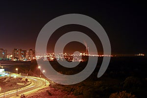 View of Gaza from Israel