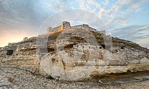 View of Gaziantep castle or Kalesi in Gaziantep, Turkey