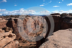 View on the Gemini Bridges Road