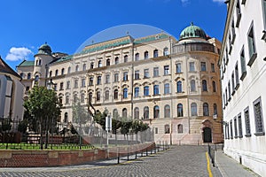 Pohled na budovu Hlavní pošty v Bratislavě, Slovenská republika