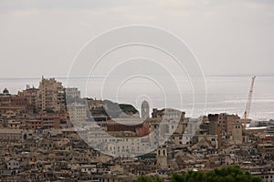 View of Genoa from Castello D`Albertis photo
