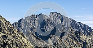 View of the Gerlach Gerlachov Peak, Gerlachovsky stit massif.