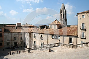 View of Gerona city in Spain photo