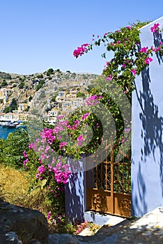 View from Gialos, Greece