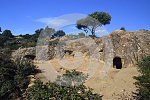 View of Giants Tomb S`Acqua De Is Dolus