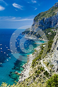 The view from Giardini di Augusto