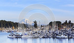 Gig Harbor Washington State Mt. Rainier photo