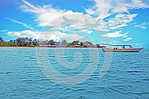 View on Gili Meno in Indonesia