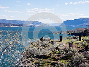 View from Ginkgo Petrified Forest State Park in Washington state