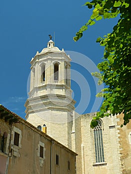 View of Girona cathedral photo