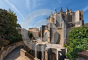 Girona cathedral, gothic architecture