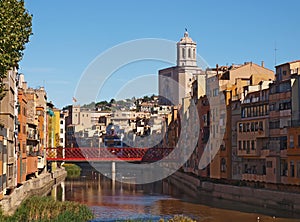 View of Girona. River Onyar