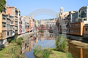 View of Girona in Spain photo