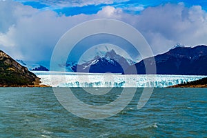 View of Glacier Perito Moreno and Argentina Lake