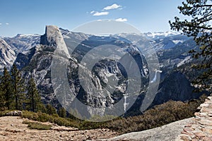 View from Glacier Point Road photo