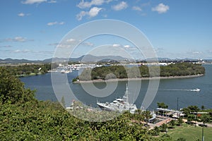 View of Gladstone Harbour Queensland Australia