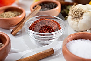 pasilla molido, powdered chili pepper, chile photo