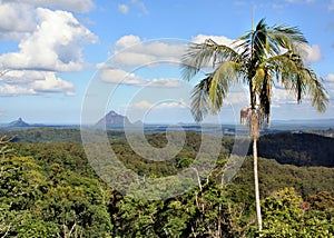 View on Glass House Mountains