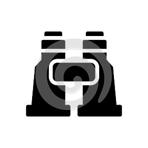 View glyph flat  icon