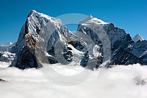 View from Gokyo Ri to Arakam Tse, Cholatse and Tabuche Peak