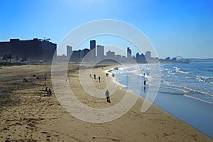 A View of Golden Mile Beach, Durban, South Africa