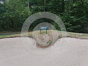 View of a golf course