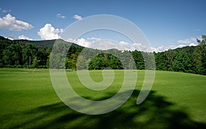 View of Golf Course with beautiful green field