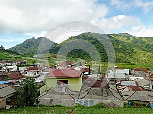 The View of Gondosuli Village with Mongkrang Hill Behind