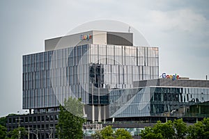 View of Google office building in Kitchener.