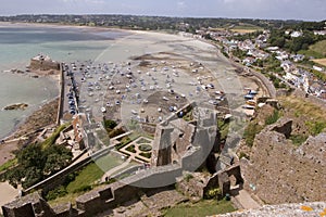 View from Gorey castle