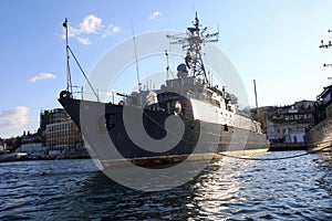 View of gorya-class minesweeper