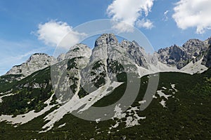 The view of Gosaukamm mountain ridge, Germany