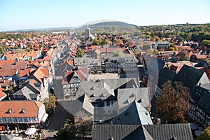A view of Goslar in the Harz Mountains