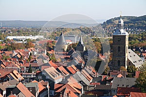 A view of Goslar in the Harz Mountains