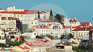 View of Graca district in Lisbon photo